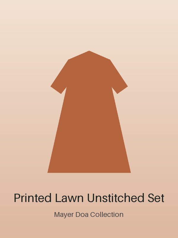 Designer Printed Lawn Unstitched Set