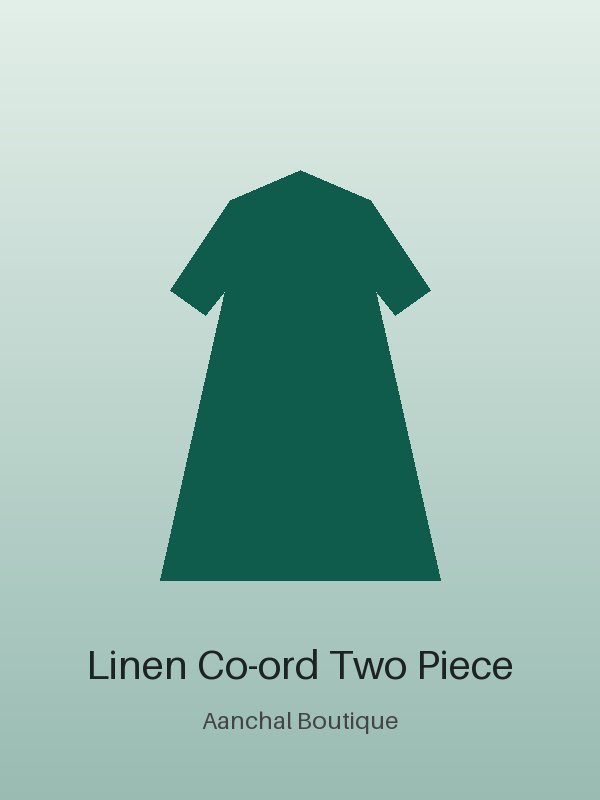 Eid Special Linen Co-ord Two Piece