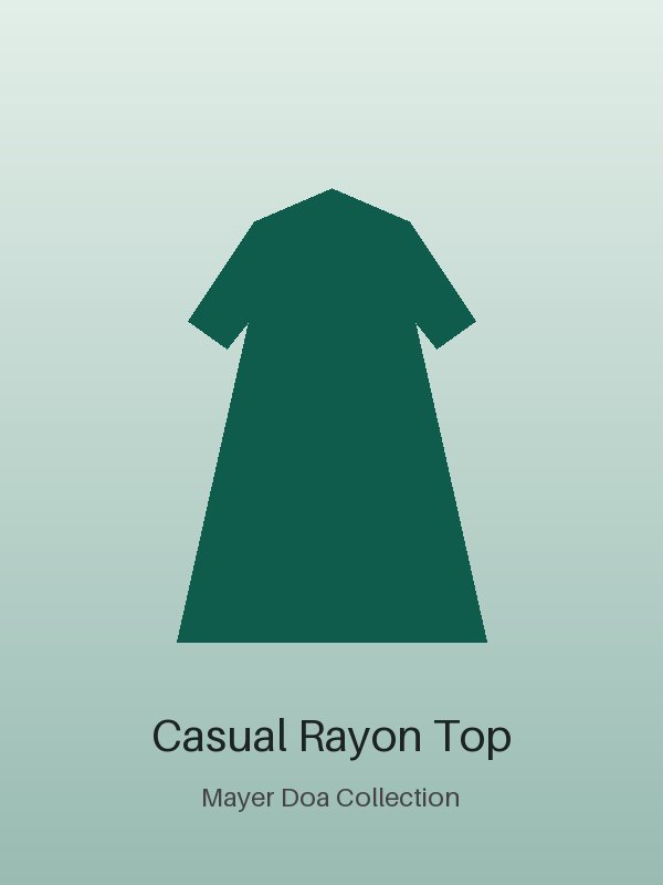 Festive Casual Rayon Top
