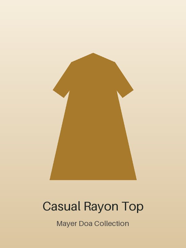 Festive Casual Rayon Top