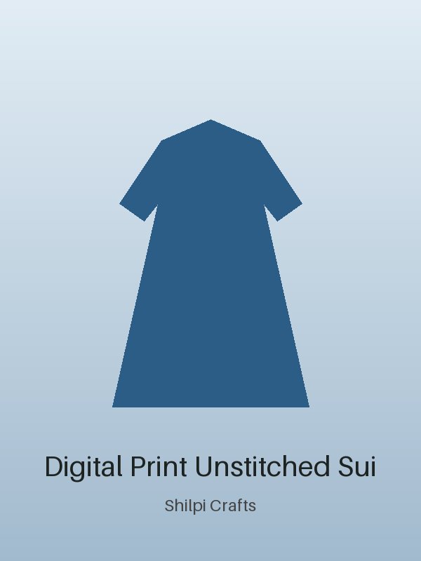 Festive Digital Print Unstitched Suit
