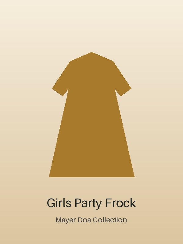 Festive Girls Party Frock