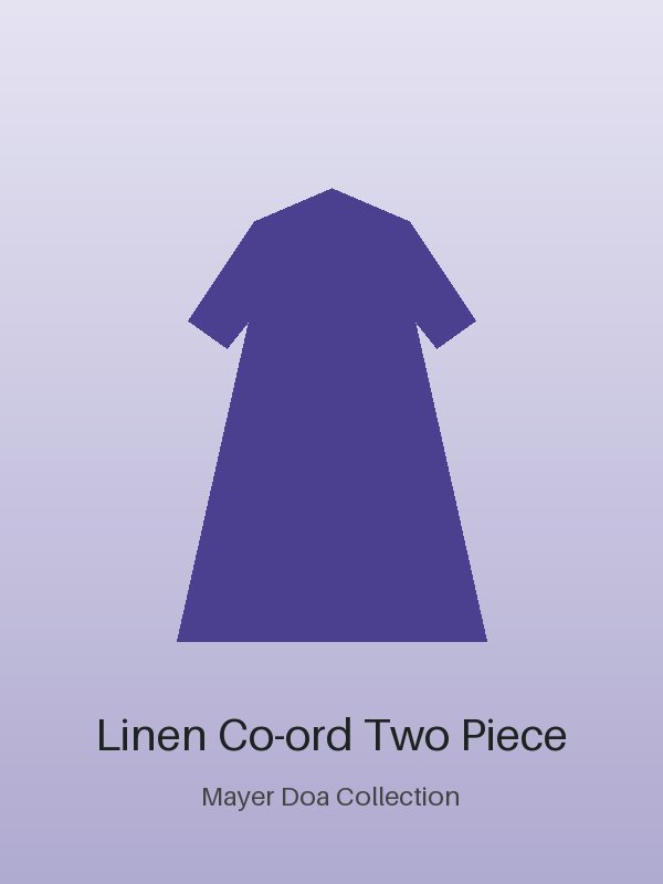 Festive Linen Co-ord Two Piece