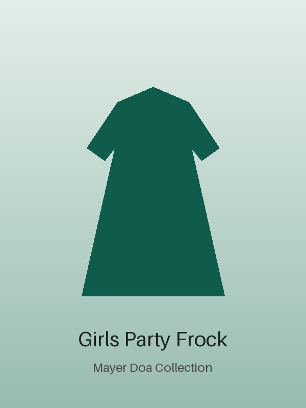 Girls Party Frock
