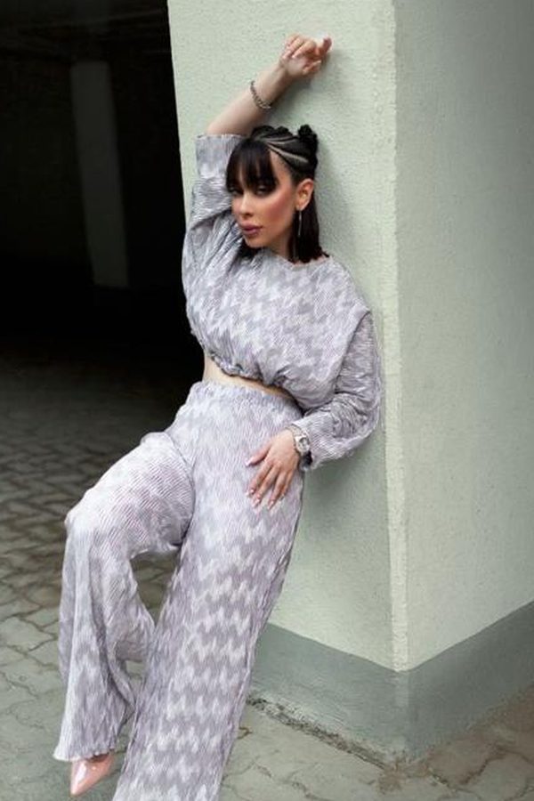 Grey Printed Co-ord Set 2