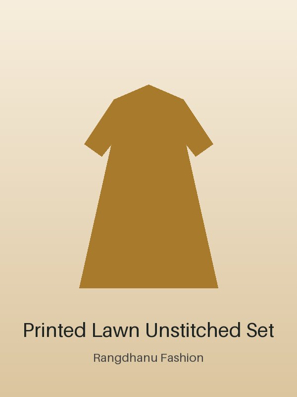 Handmade Printed Lawn Unstitched Set