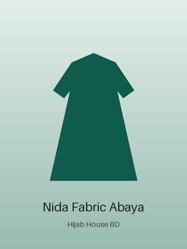 Nida Fabric Abaya