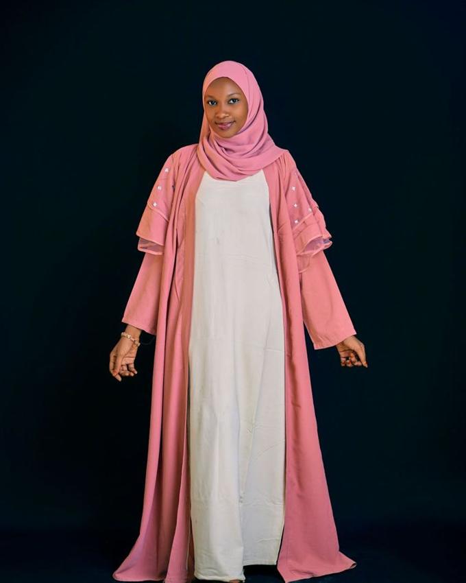 Pink Kimono Abaya