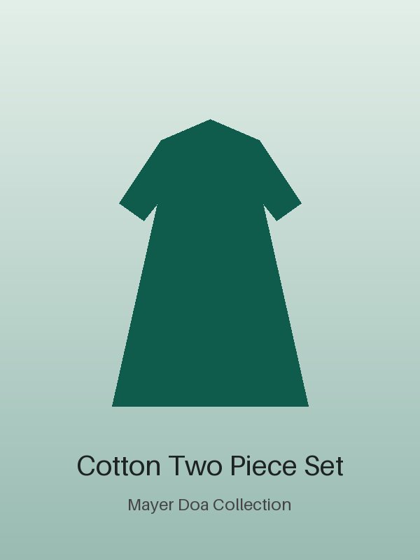 Premium Cotton Two Piece Set