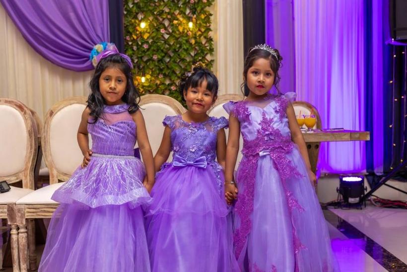 Purple Tulle Party Frock